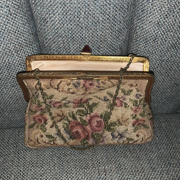 Handbags - VINTAGE PURSE AUSTRIAN PETIT POINT